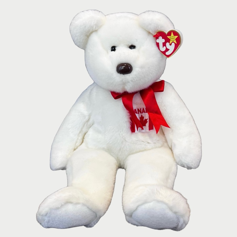 Ty Maple Beanie Buddy Canada Bear 1999